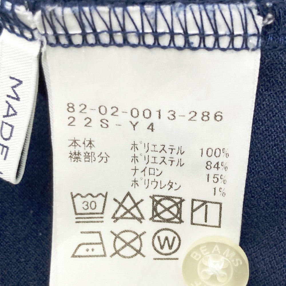 BEAMS GOLF 빔스 골프 × YALE 반소매 폴로셔츠 네이비 계열 M 사이즈