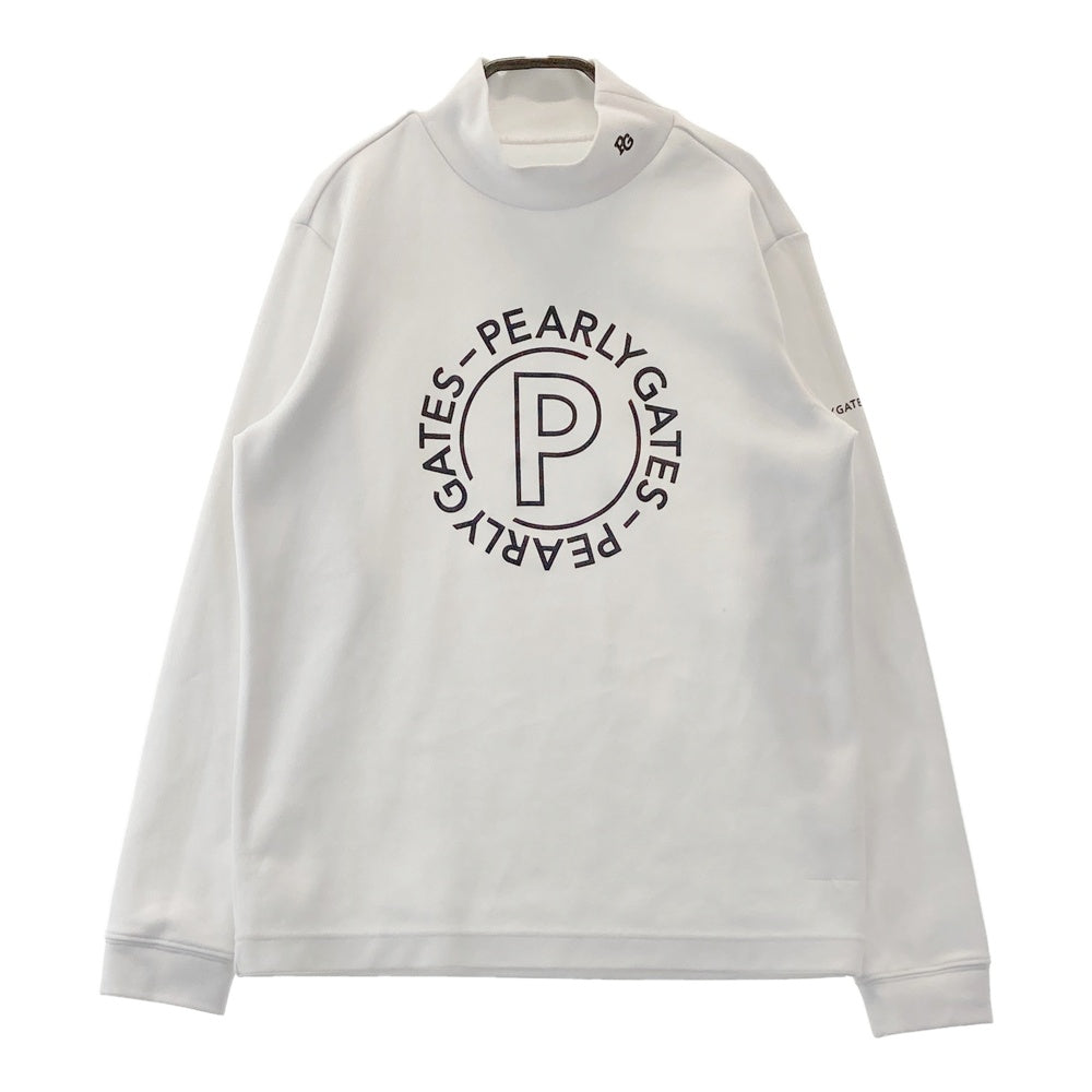 PEARLY GATES パーリーゲイツ  ハイネック 長袖Tシャツ  ホワイト系 2