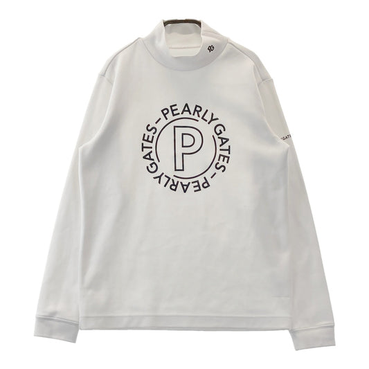 PEARLY GATES パーリーゲイツ  ハイネック 長袖Tシャツ  ホワイト系 2